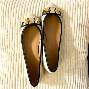 Talbots Flats - Blue/Linen Size 7